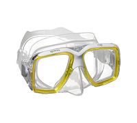 Mares Ray - Masque de plongée Adulte à Double Verre trempé avec Jupe en Silicone, Micro-Frame, Faible Volume Interne et Boucles à Clip Rapide