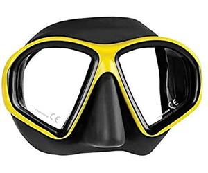Mares SEALHOUETTE Masque Adulte Unisexe Couleur : Jaune Taille : Une Taille