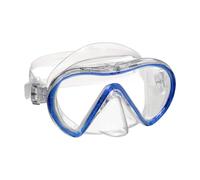 Mares Stream - Masque de plongée Adulte Mono-Verre trempé, Profil Bas, Champ de Vision étendu, Jupe Siliter intégrale et Boucles EZ Adjust 360°