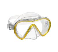 Mares Stream - Masque de plongée Adulte Mono-Verre trempé, Profil Bas, Champ de Vision étendu, Jupe Siliter intégrale et Boucles EZ Adjust 360°