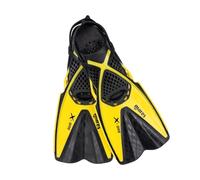 Mares X-One Junior - Palmes Snorkeling Courtes pour Enfants, Chausson Ouvert perforé, Sangle sans Boucle, Confort et Performance Aquatique