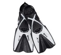 Mares X-One Junior - Palmes Snorkeling Courtes pour Enfants, Chausson Ouvert perforé, Sangle sans Boucle, Confort et Performance Aquatique