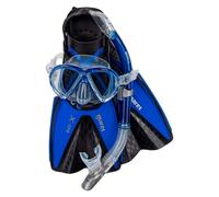 Mares Aquazone Set X One Marea Snorkeling Set Bleu EU 35-38