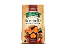 Maretti Bruschette Tomate, Olives & Origan délicieuses tranches de pain 150g