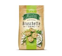 Maretti Chips Bruschette Crème Aigre et Oignon, 150 g