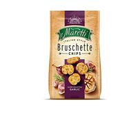 Maretti Jetons de fracture - Slow Roasted Garlic - Jetons de pain avec ail grillé - Puces Bruschetta - 150 g