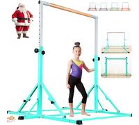 MARFULA Barre de gymnastique pliable pour enfants et adolescents âgés de 3 à 20 ans, capacité de poids de 158,8 kg, barre horizontale de 1,5 m pour gymnastique, équipement d'entraînement de