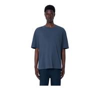 Margaret Howell - T-shirt classique à col rond - Homme - Tops - Bleu - Taille: M