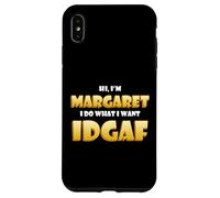 Margaret Joke IDGAF Meme Funny Halloween Girl Costume Maggie Coque pour iPhone XS Max