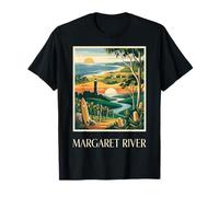 Margaret River, région côtière de l'Australie Occidentale, rétro T-Shirt