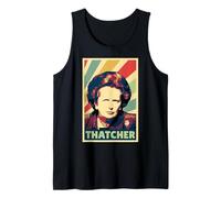 Margaret Thatcher Couleurs Vintage Débardeur