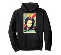 Margaret Thatcher Couleurs Vintage Sweat à Capuche