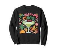 Margarita Cactus Taco Fiesta Happy Cinco De Mayo Fête Sweatshirt