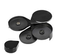 Margarita Salt Rimmer Set, Margarita Salt Rimmer, Black Seasoning Box, Cocktail Rim Salter - Bar Glass Rimmer and Bartender Tools for Enhanced Drink Preparation and Better Drinks