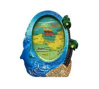 Margarita Venezuela Aimant de voyage 3D pour réfrigérateur de style miroir, décoration de maison et de cuisine, aimant de réfrigérateur Margarita Venezuela