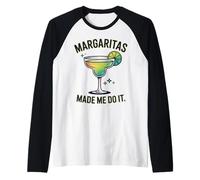 Margaritas Made Me Do It Tequila Boissons à Cocktail Manche Raglan