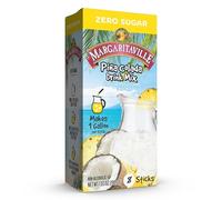 Margaritaville To Go Lot de 8 mélanges de boissons en poudre Pina Colada - Faible en calories et faible en sucre, chaque bâtonnet donne 3,5 litres de carafe