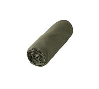 MARGAUX - Drap Housse 140x190cm Lin Lavé Coloris Thym - Altobuy Vert