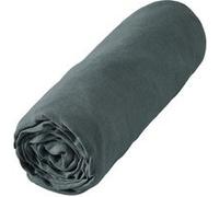 MARGAUX - Drap Housse 160x200cm Lin Lavé Coloris Ardoise -