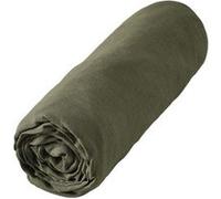 MARGAUX - Drap Housse 180x200cm Lin Lavé Coloris Thym -
