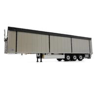 MARGE MODELS - MAR2016-02 - Remorque à Fond mouvant KNAPEN Bâche Noire - Echelle 1/32