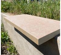 Margelle piscine en pierre de calcaire : Beige