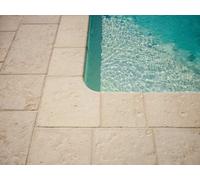 Margelle piscine plate MUSSIE : bassin de 4.00 x 2.50 m