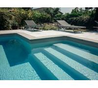 Margelle piscine SILA : bassin de 7.00 x 3.00 m