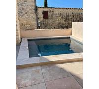 Margelle travertin 100 x 33 x 3 cm : BEIGE 1er choix CLASSIC : Au Ml