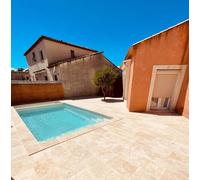 Margelle travertin 61 x 33 x 3 cm : BEIGE 1er choix CLASSIC : Au Ml