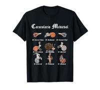 Marginalia Marginalia Escargot médiéval Espagnol T-Shirt