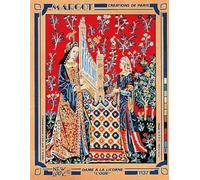 Margot Canevas Pénélope Antique Dame à la Licorne l'Ouïe