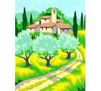 Margot Kit Canevas Les oliviers 20x25cm