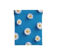 Marguerite Blanche imprimée, Sac de Rangement pour Femmes, Portefeuille supérieur à Presser, Petit Porte-Monnaie, Pochette de Changement