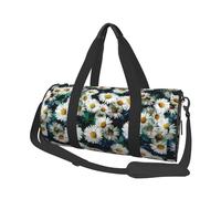 Marguerite de Mode, Sac de Voyage de Grande capacité, Sac à Main Rond, Sac de Voyage de Sport, fourre-Tout, Sac de Fitness