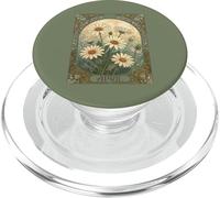 Marguerite décorative Art Nouveau botanique PopSockets PopGrip pour MagSafe