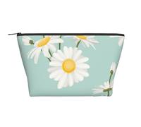 Marguerite Fleur Luxuriante Floral, Trousse de Toilette Trousse de Maquillage Sac à cosmétiques Trousse de Toilette de Voyage Portable