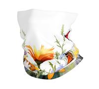 Marguerite Papillon Fleur Homme Femme Écharpe Tube Léger Snood Douce Bandeau pour Course À Pied Pêche Voyage Marche