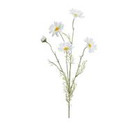 Marguerites artificielles avec tige 19 x 78 cm - Fleurs artificielles - Fleurs décoratives pour décoration florale Arrangement floral Décoration de table - Fleur de tige - Blanc Jaune Vert