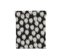 Marguerites Fleurs Florals Fleur Noir Et Blanc Simple, Sac de Rangement pour Femmes, Portefeuille supérieur à Presser, Petit Porte-Monnaie, Pochette de Changement