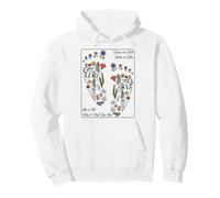 Marguerites Roses Violettes Bleues She He He Mom Dad Love You Expectant Sweat à Capuche