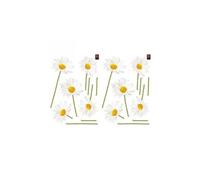 MARGUERITES Stickers muraux 2 planches 21x29.7cm