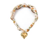 MarHermoso Collier ras du cou pour femme en acier inoxydable avec pendentif en forme de cœur tendance vintage fait à la main, Moyen, Plaqué or, Pas de pierre précieuse