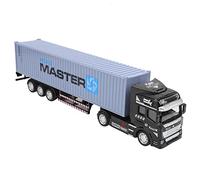 Marhynchus 1: 48 Modèle de Camion en Alliage Modèle de Voiture Jouet Automobile pour Les Enfants avec Le Corps Amovible à Back Ouvable Porte Arrière Ouverte 4 Couleurs Jaune Rouge Bleu Gris (Grey)