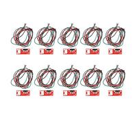 Marhynchus 10 Pcs Module de Commutateur Électronique en Plastique Interrupteur de Sécurité Micro Interrupteur Rouleau avec Fil Accessoire pour Équipement Électronique