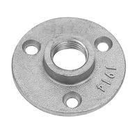 Marhynchus 10pcs - 3 Trous 65 Mm DN15 Bride de Base de Tuyaux de Base pour les Luminaires et Tuyaux de Plomberie (Alliage d'aluminium)