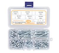 Marhynchus 110pcs Self-Dilling Vis Hex Washing Machine Kit de Site de Fixation de Tête à Usage Industriel