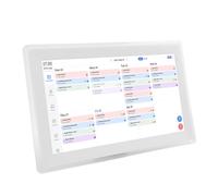Marhynchus 15,6 Pouces Smart Digital Calendar Interactive Tactile Screen Family Organisateur avec WiFi Sync Chore Chart Repas Planner pour Le Support Mural du Bureau à (Plug UE 100-240V)