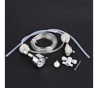 Marhynchus 1set White Aquarium CO2 System - Kit Complet avec Compteur de Soupape pour Réservoirs Plantés pour Les Amateurs D'aquascaping