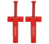 Marhynchus 2 PCs Clips Ligne De Brique Doublure Doublure Plombier Outils Nivellement Outil De Mesure Matériel Accessoire Rouge En Plastique(Extracteur de ligne de maçonnerie rouge)